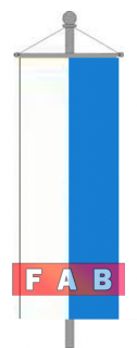 Bundesland Banner ohne Wappen Bayern