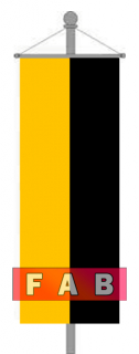 Bundesland Banner ohne Wappen Sachsen-Anhalt