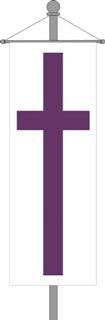 Evangelisches Kirchenbanner 150x500cm