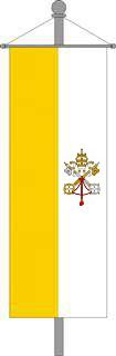 Vatikanisches Kirchenbanner 150x400cm