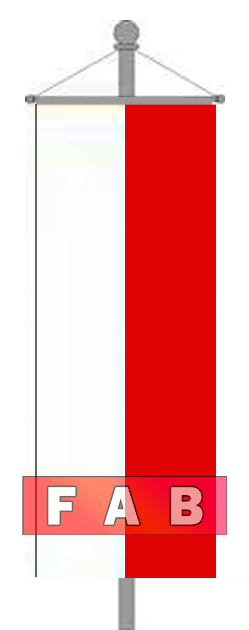 Bundesland Banner ohne Wappen Thringen
