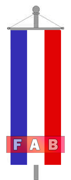 Bundesland Banner ohne Wappen Schleswig-Holstein