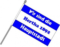 Fan Schwenkfahne Hertha