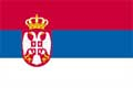 Nationalfahne Import Serbien