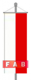 Bundesland Banner ohne Wappen Thüringen