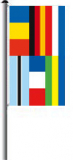 Nationalfahne ohne Motiv Hochformat für Ausleger 100x300cm
