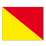 Signalflagge Buchstabe O = Oscar