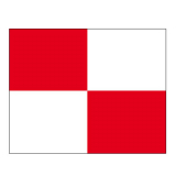 Signalflagge Y = Yankee 60 x 50 cm Fahne Flagge Premiumqualität